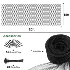Alloxity pond netting kit ready to protect and enhance your pond setup.
