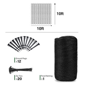 Alloxity pond netting roll storage makes cleanup and stowing easy after use.