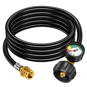 Alloxity 8ft hose and connector for flexible outdoor cooking setups.