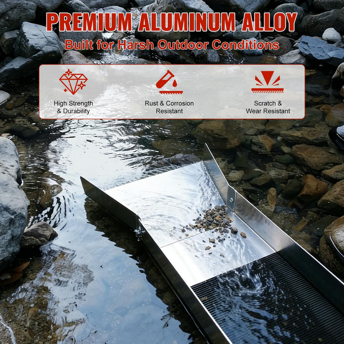 ALLOYNIX complete prospecting kit includes magnet, picks, and vials.