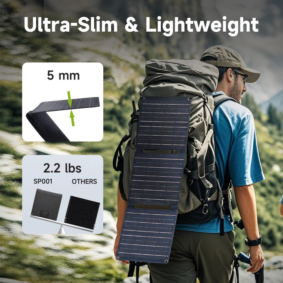 Portable solar charger contents and accessories for easy setup in the field