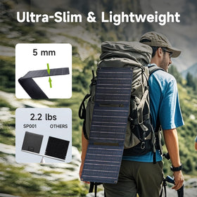 Portable solar charger contents and accessories for easy setup in the field