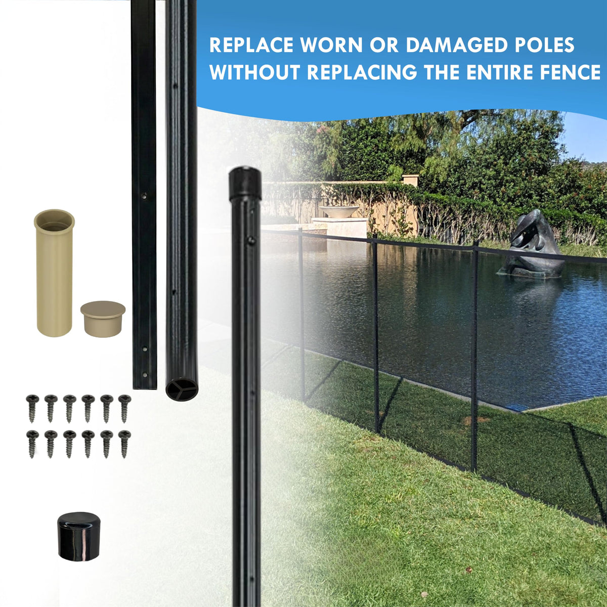 ALLSAFE screws included for quick, DIY-ready installation
