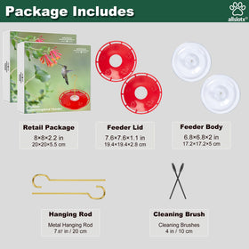 ALLSLOTX five flower-shaped ports encourage social feeding and perching.