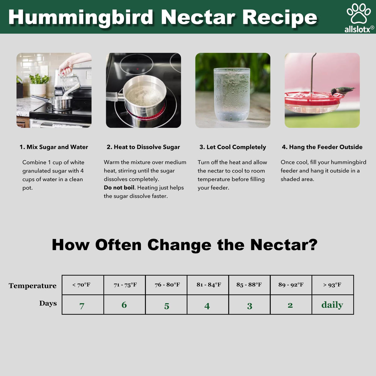 Allslotx hummingbird feeder set is a thoughtful outdoor gift