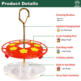 Allslotx leak-proof seals prevent spills in heat, wind, or rain