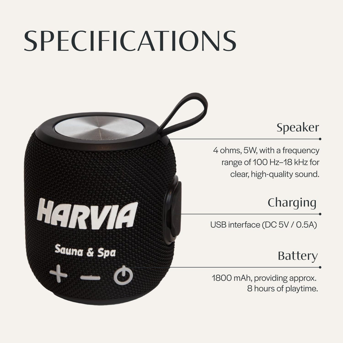 Almost Heaven stereo pairing lets two speakers create immersive sound.