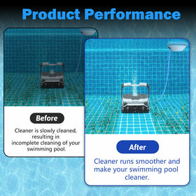 Alocs Dolphin cleaning efficiency supports better waterline and corner cleaning