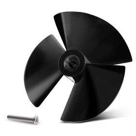 Alocs Dolphin impeller front view shows durable design for efficient cleaning.