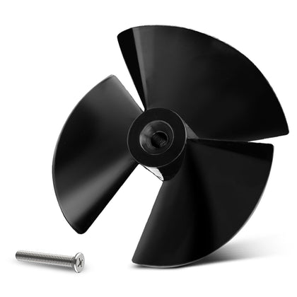 Alocs Dolphin impeller front view shows durable design for efficient cleaning.