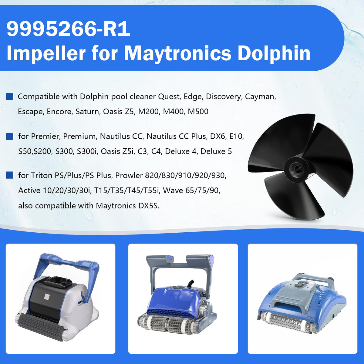 Alocs Dolphin impeller installation guide highlights quick mounting