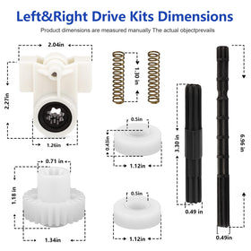 Alocs drive kit bracket bearing set improving alignment for propulsion