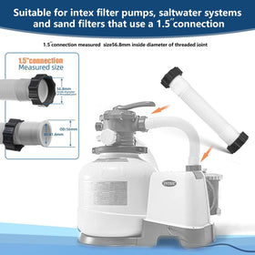 Alocs pool hose end nut assembly enables easy, leak-free installation