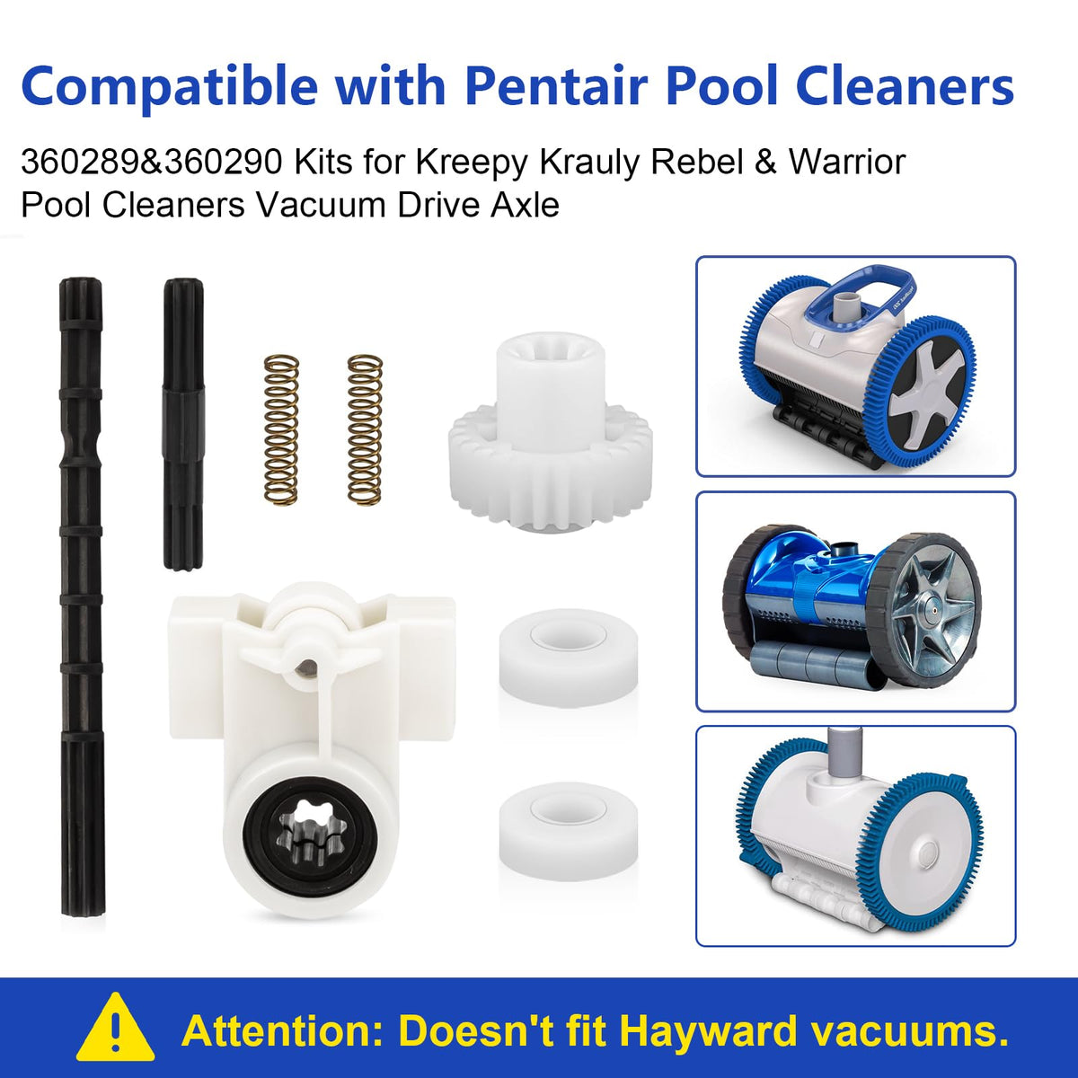 Alocs right drive kit assembly for Warrior cleaner ready for installation