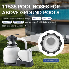 Alocs silicone O-ring set provides leak-proof seals at hose interfaces.