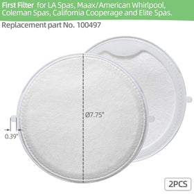 Two-pack packaging ideal for MAAX, Whirlpool, and Coleman spas.