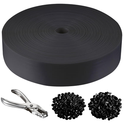 ALOSUTR chain-link privacy strip 246ft roll; enhances outdoor privacy.