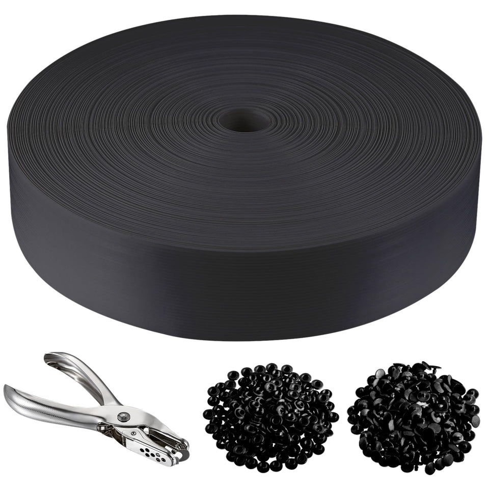 ALOSUTR chain-link privacy strip 246ft roll; enhances outdoor privacy.
