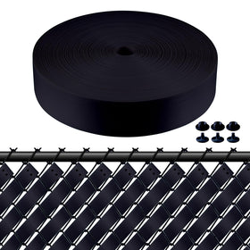 ALOSUTR privacy strip with 200 clasps, ready for secure installation.