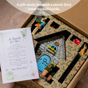 ALOVAK Fairy Garden Kit gift-ready packaging for gifting outdoors.