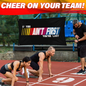 ALPENKOK motivational quote flag ideal birthday gift for goal setters.