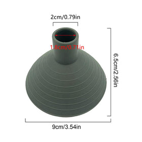 Alpertie plastic sprinkler head attaches easily to 0.7–0.78 inch cans for gentle watering