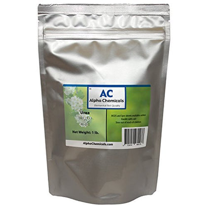 Alpha Chemicals Urea in fine prill form for fertilizer-grade applications.