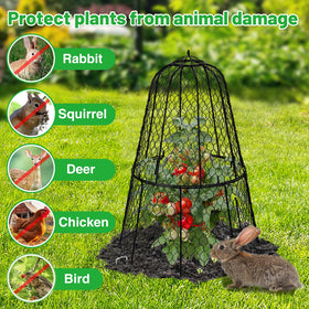 Alphatool cloche rustproof coating protects outdoor garden life.
