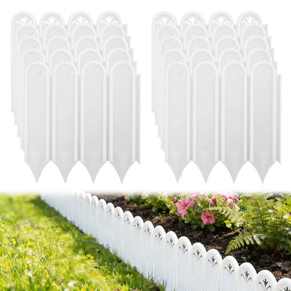 Alphatool connectable garden edging with 8.7 inch height for clear lawn separation.