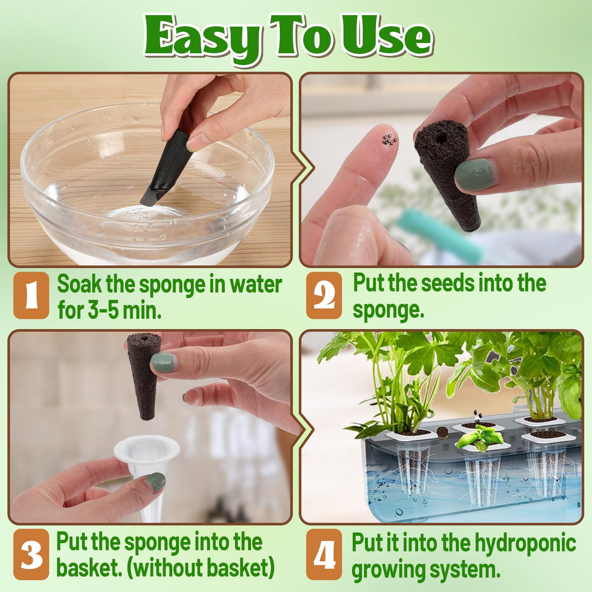 Alphatool replacement sponges make a thoughtful indoor garden gift.