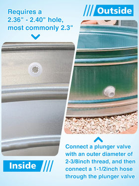Alphatool screws package included for sturdy mounting to pool wall.