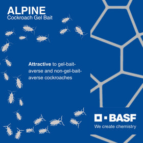 Alpine Cockroach Gel Bait Rotation 2 storage guidance emphasizes long shelf life.