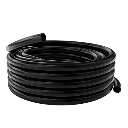 Alpine Corporation half-inch ID black coil tubing with 100 ft reach for ponds and fountains