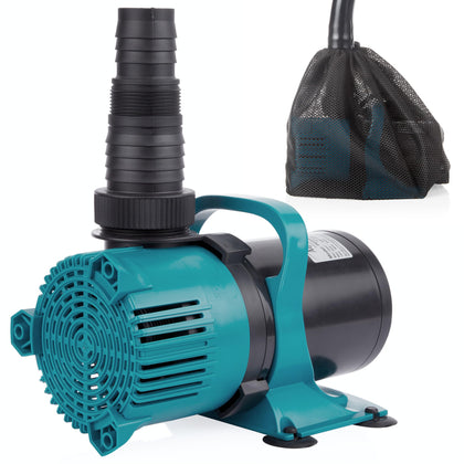 Alpine PEG5600 pump top view showing compact design for ponds and fountains
