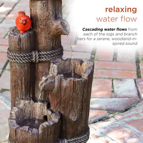 Alpine Corporation polyresin fiberglass construction offers durable, weather-resistant garden decoration