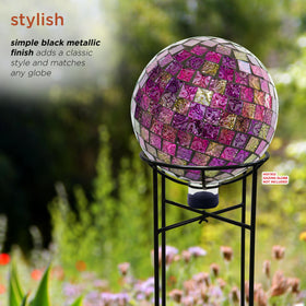 Alpine Corporation weather-resistant stand suitable for outdoor use in any season.