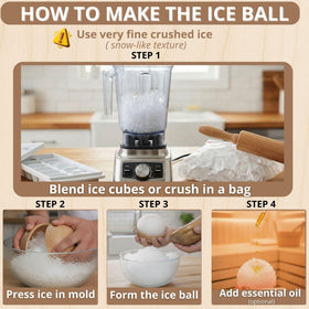 ALPOYA complete sauna kit including ladle and ice mold.