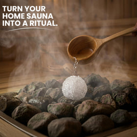 ALPOYA premium handmade cedar design enhances your sauna.