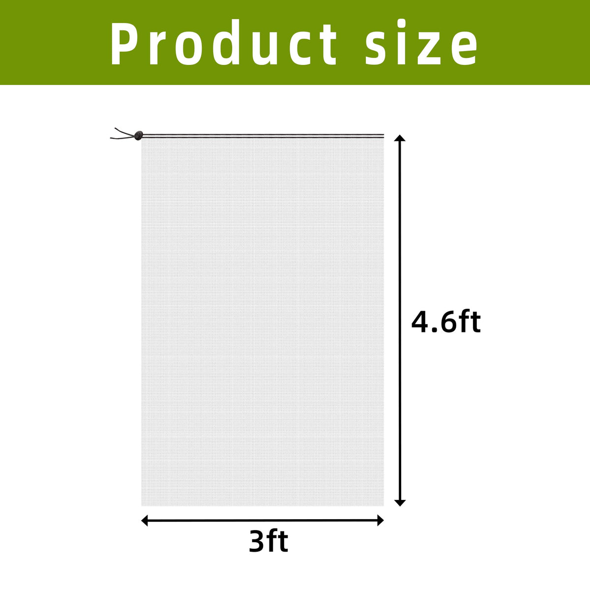 Alpurple 2-pack insect barrier netting keeps fruit trees safe from birds and insects.