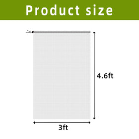 Alpurple 2-pack insect barrier netting keeps fruit trees safe from birds and insects.