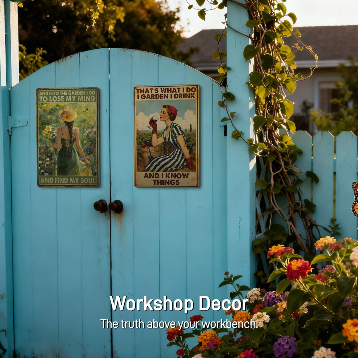 ALREAR outdoor decor sign suitable for doors and garden paths