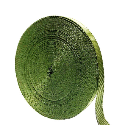 Alshurlife tree support strap securing a young sapling for stable growth.