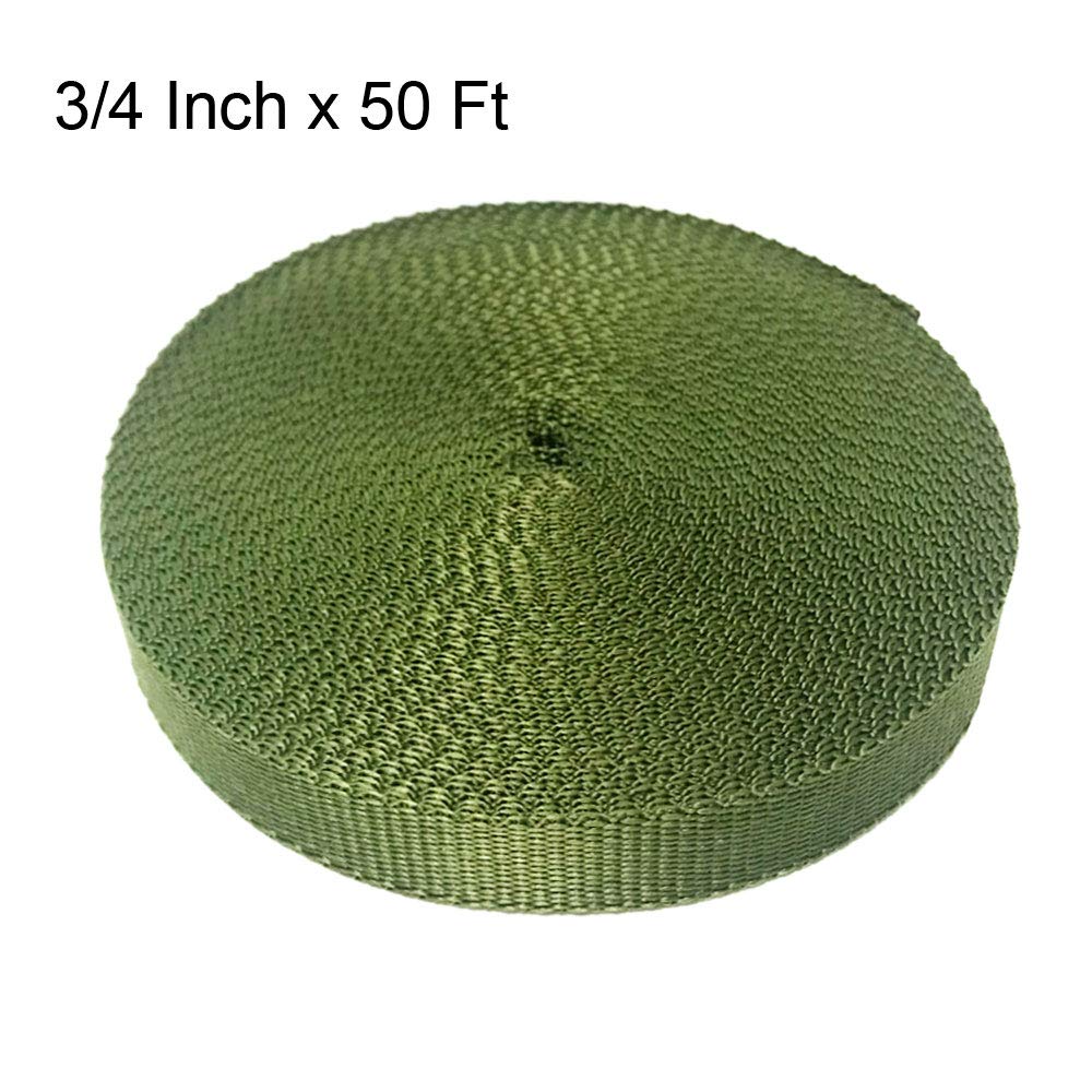 Alshurlife 50 ft 3/4 in strap with high tensile strength for staking.