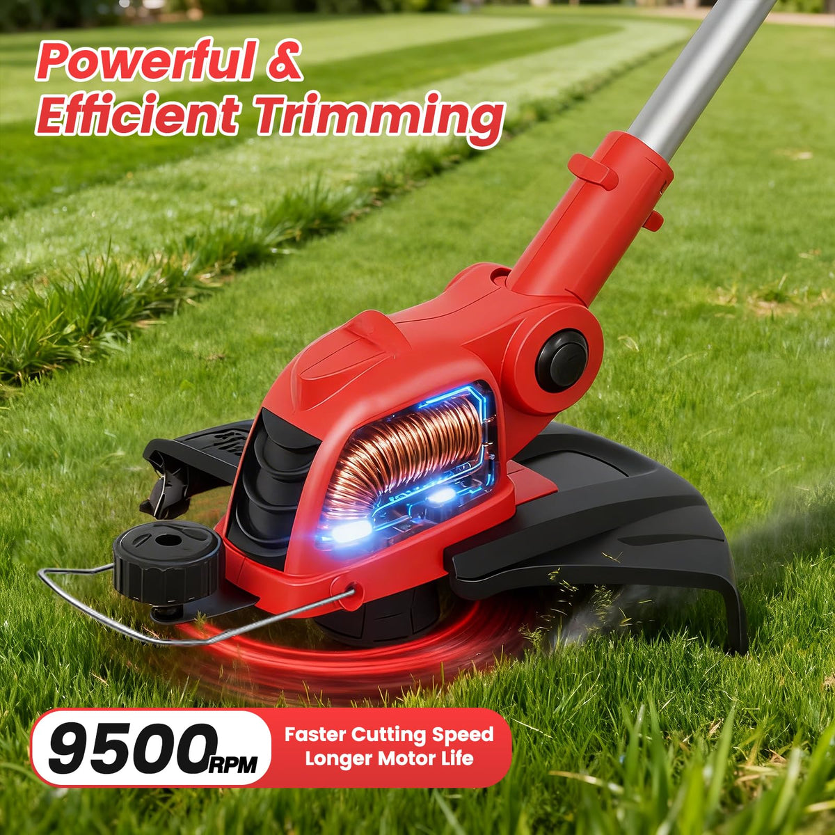 ALSO GO 2-in-1 tool offers edger and mower versatility