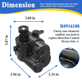 Alsoyixia SideA direction control operation improves steering for even pool coverage