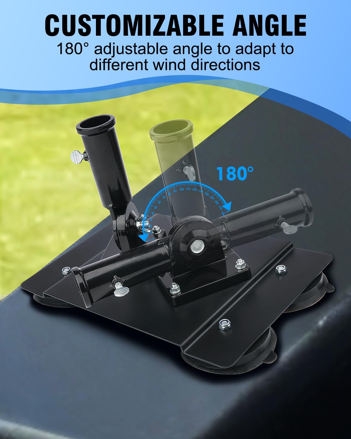 Altyostar durable magnetic base keeps flag display steady on RVs.