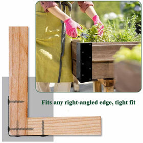 ALXMYAO easy-install brackets simplify DIY garden builds.