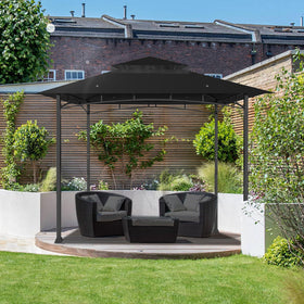 Amadecohome gazebo top large 129x129 provides broad shade coverage