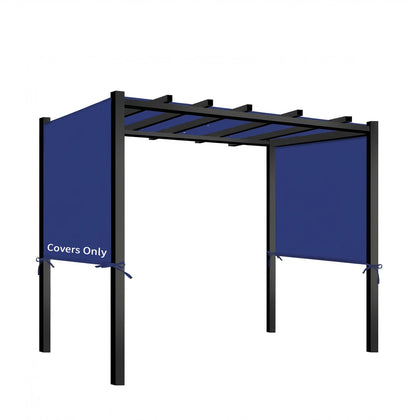 Amadecohome universal pergola canopy blue top for quick shade renewal