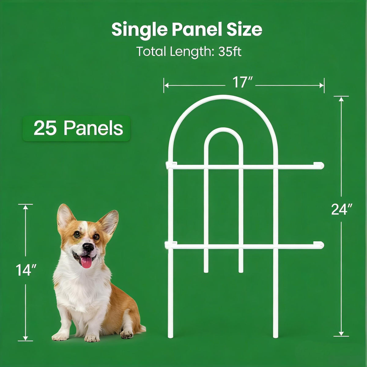 AMAGABELI animal barrier helps protect beds from small wildlife.
